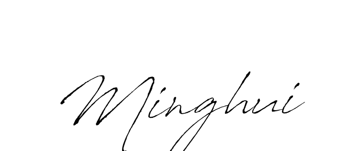 You should practise on your own different ways (Antro_Vectra) to write your name (Minghui) in signature. don't let someone else do it for you. Minghui signature style 6 images and pictures png