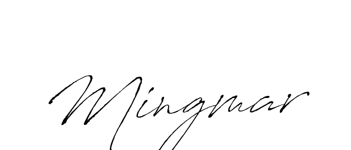 Use a signature maker to create a handwritten signature online. With this signature software, you can design (Antro_Vectra) your own signature for name Mingmar. Mingmar signature style 6 images and pictures png