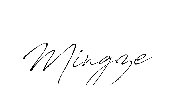 Antro_Vectra is a professional signature style that is perfect for those who want to add a touch of class to their signature. It is also a great choice for those who want to make their signature more unique. Get Mingze name to fancy signature for free. Mingze signature style 6 images and pictures png
