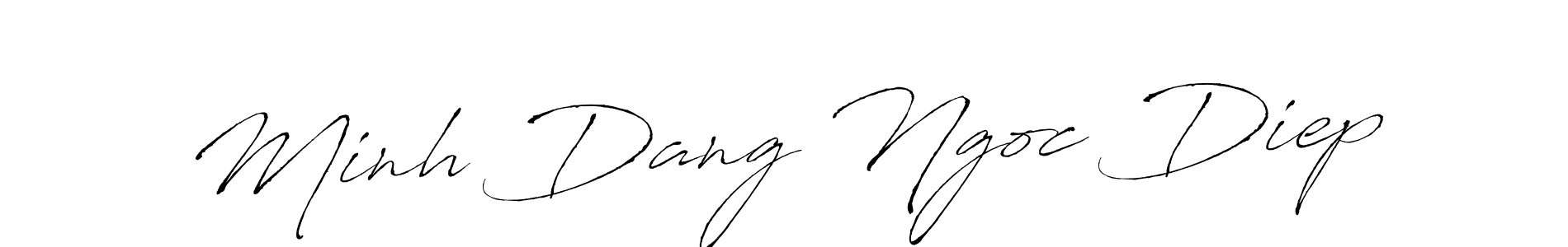 It looks lik you need a new signature style for name Minh Dang Ngoc Diep. Design unique handwritten (Antro_Vectra) signature with our free signature maker in just a few clicks. Minh Dang Ngoc Diep signature style 6 images and pictures png