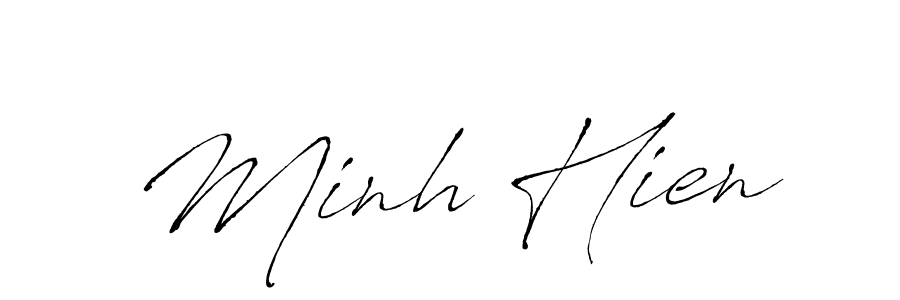 It looks lik you need a new signature style for name Minh Hien. Design unique handwritten (Antro_Vectra) signature with our free signature maker in just a few clicks. Minh Hien signature style 6 images and pictures png