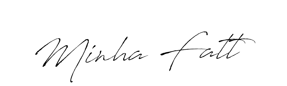 Check out images of Autograph of Minha Fatt name. Actor Minha Fatt Signature Style. Antro_Vectra is a professional sign style online. Minha Fatt signature style 6 images and pictures png