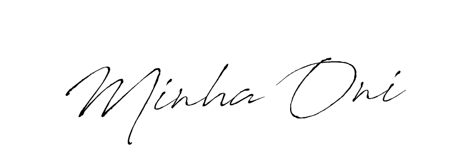 Check out images of Autograph of Minha Oni name. Actor Minha Oni Signature Style. Antro_Vectra is a professional sign style online. Minha Oni signature style 6 images and pictures png