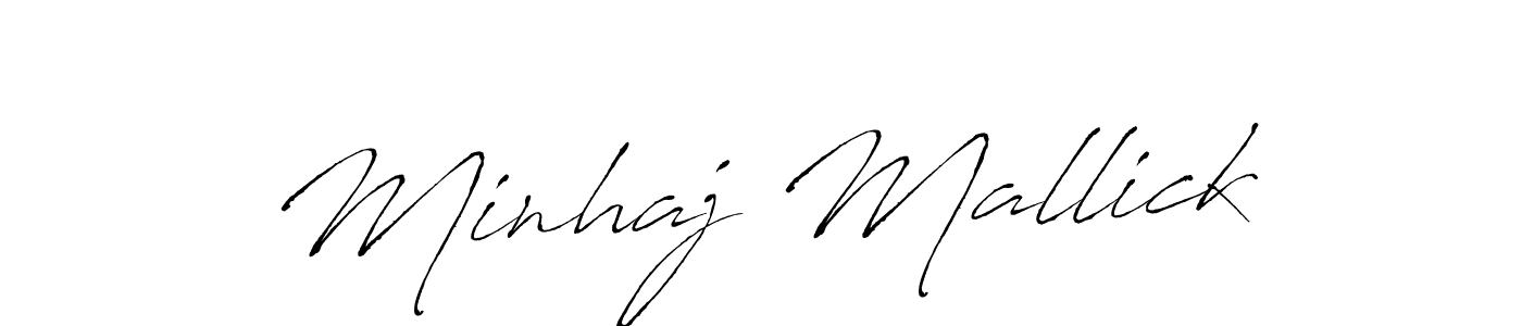 Make a beautiful signature design for name Minhaj Mallick. Use this online signature maker to create a handwritten signature for free. Minhaj Mallick signature style 6 images and pictures png