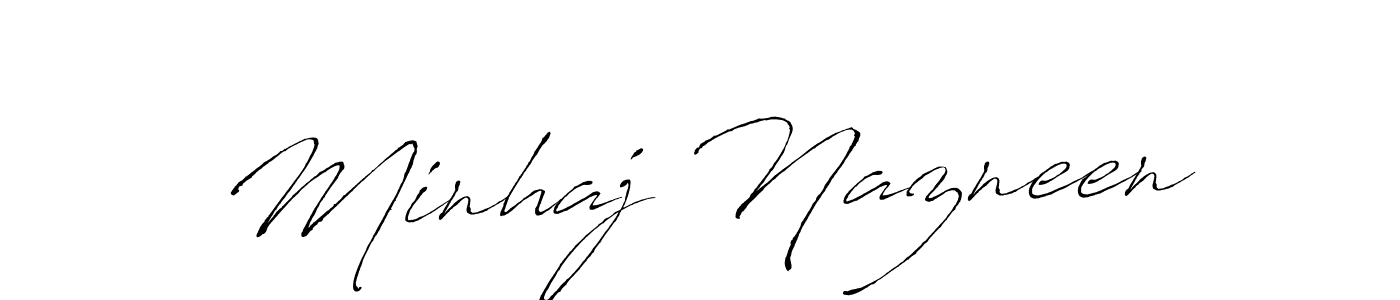 Minhaj Nazneen stylish signature style. Best Handwritten Sign (Antro_Vectra) for my name. Handwritten Signature Collection Ideas for my name Minhaj Nazneen. Minhaj Nazneen signature style 6 images and pictures png
