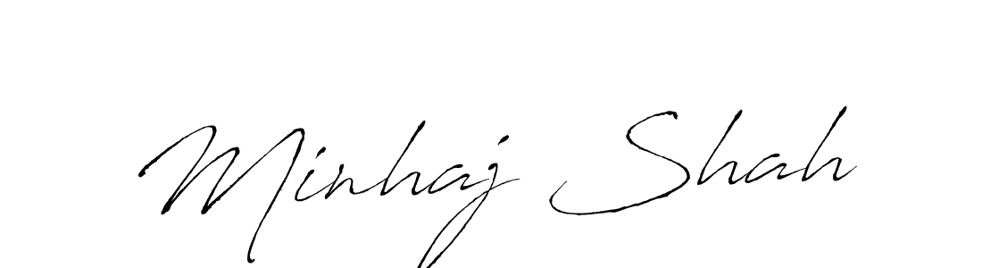 Also You can easily find your signature by using the search form. We will create Minhaj Shah name handwritten signature images for you free of cost using Antro_Vectra sign style. Minhaj Shah signature style 6 images and pictures png