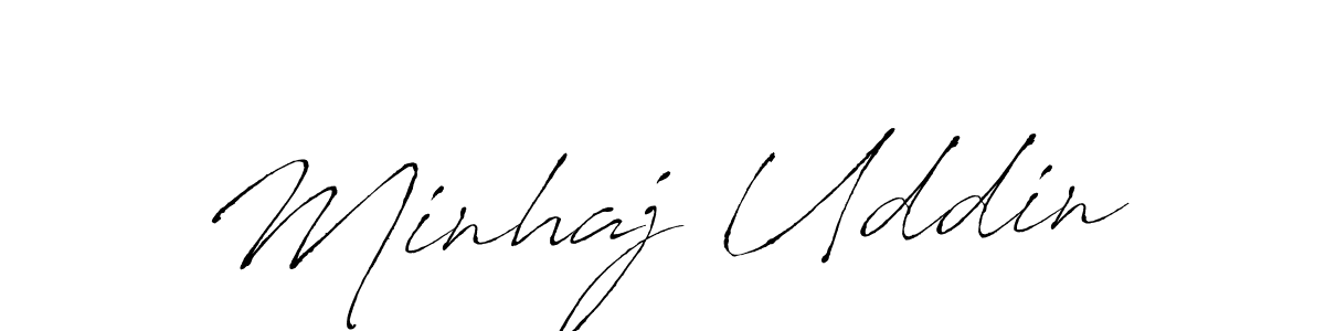 Minhaj Uddin stylish signature style. Best Handwritten Sign (Antro_Vectra) for my name. Handwritten Signature Collection Ideas for my name Minhaj Uddin. Minhaj Uddin signature style 6 images and pictures png