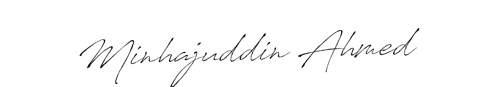 You can use this online signature creator to create a handwritten signature for the name Minhajuddin Ahmed. This is the best online autograph maker. Minhajuddin Ahmed signature style 6 images and pictures png