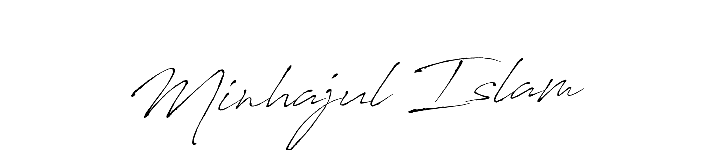 Antro_Vectra is a professional signature style that is perfect for those who want to add a touch of class to their signature. It is also a great choice for those who want to make their signature more unique. Get Minhajul Islam name to fancy signature for free. Minhajul Islam signature style 6 images and pictures png