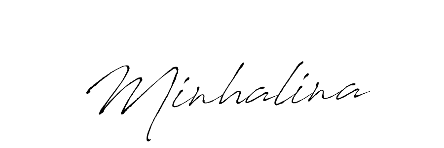 Once you've used our free online signature maker to create your best signature Antro_Vectra style, it's time to enjoy all of the benefits that Minhalina name signing documents. Minhalina signature style 6 images and pictures png