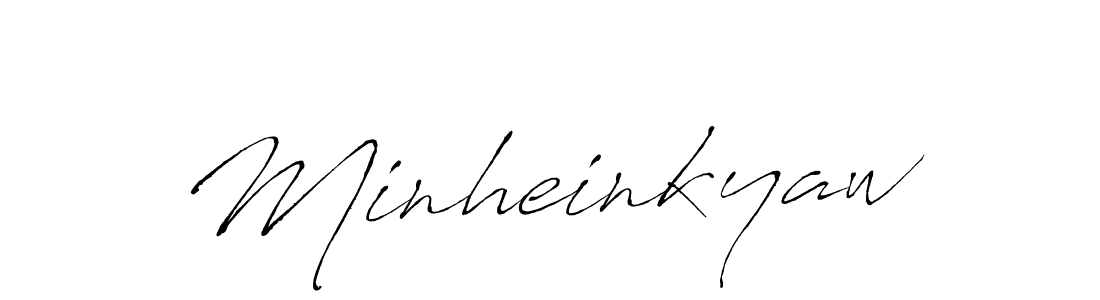 It looks lik you need a new signature style for name Minheinkyaw. Design unique handwritten (Antro_Vectra) signature with our free signature maker in just a few clicks. Minheinkyaw signature style 6 images and pictures png