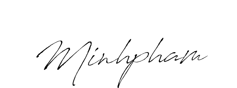 if you are searching for the best signature style for your name Minhpham. so please give up your signature search. here we have designed multiple signature styles  using Antro_Vectra. Minhpham signature style 6 images and pictures png