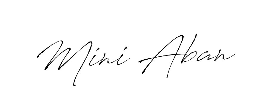 Make a beautiful signature design for name Mini Aban. Use this online signature maker to create a handwritten signature for free. Mini Aban signature style 6 images and pictures png