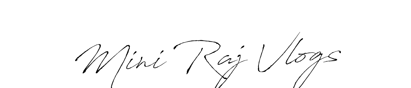 It looks lik you need a new signature style for name Mini Raj Vlogs. Design unique handwritten (Antro_Vectra) signature with our free signature maker in just a few clicks. Mini Raj Vlogs signature style 6 images and pictures png