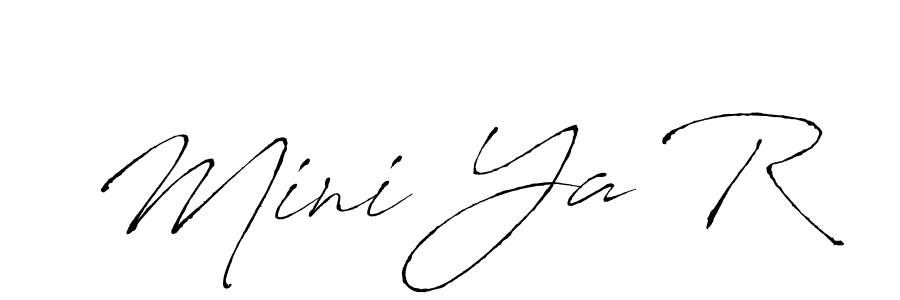 How to Draw Mini Ya R signature style? Antro_Vectra is a latest design signature styles for name Mini Ya R. Mini Ya R signature style 6 images and pictures png