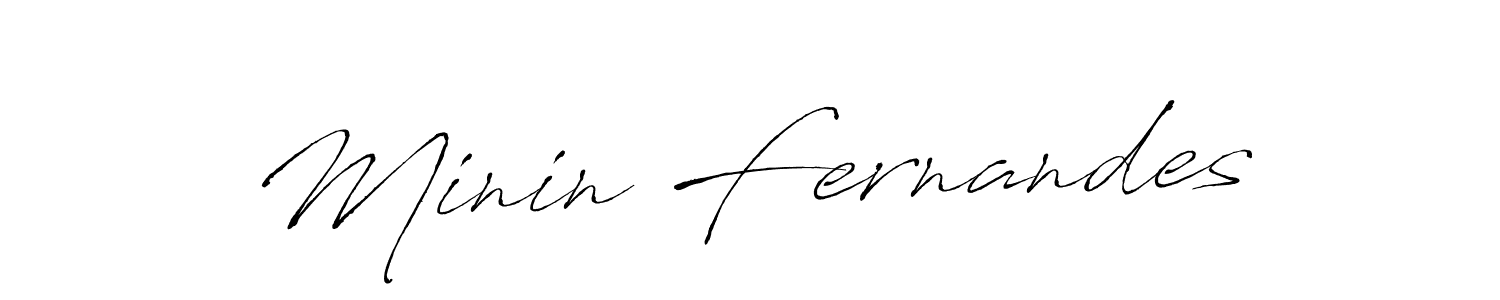 Similarly Antro_Vectra is the best handwritten signature design. Signature creator online .You can use it as an online autograph creator for name Minin Fernandes. Minin Fernandes signature style 6 images and pictures png