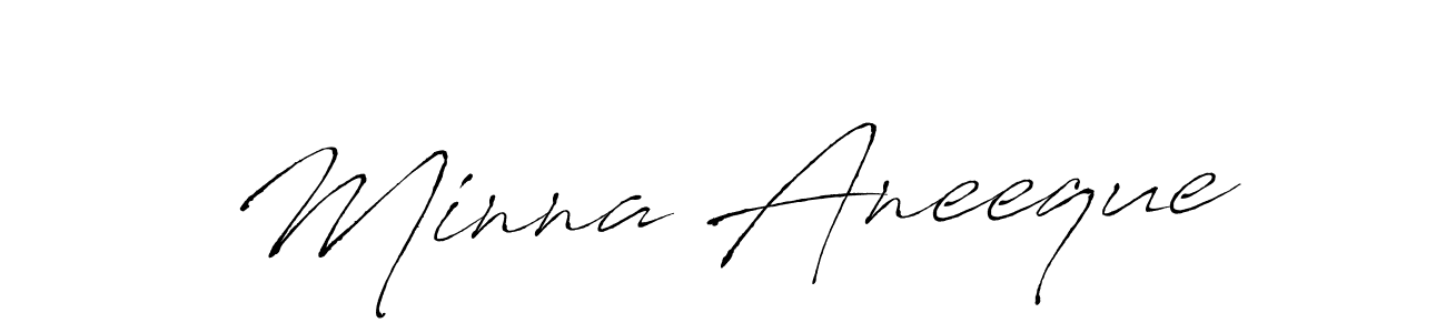 Here are the top 10 professional signature styles for the name Minna Aneeque. These are the best autograph styles you can use for your name. Minna Aneeque signature style 6 images and pictures png