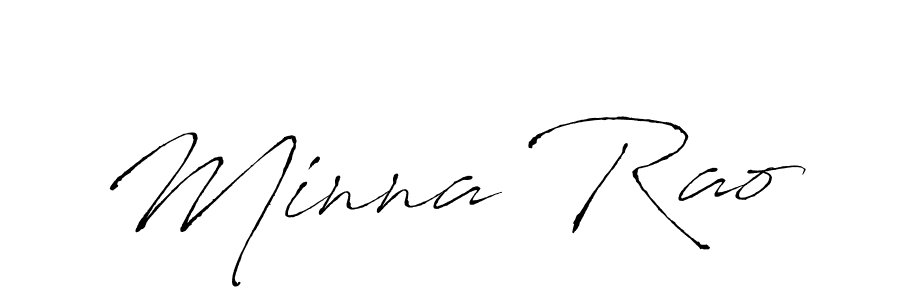 You should practise on your own different ways (Antro_Vectra) to write your name (Minna Rao) in signature. don't let someone else do it for you. Minna Rao signature style 6 images and pictures png