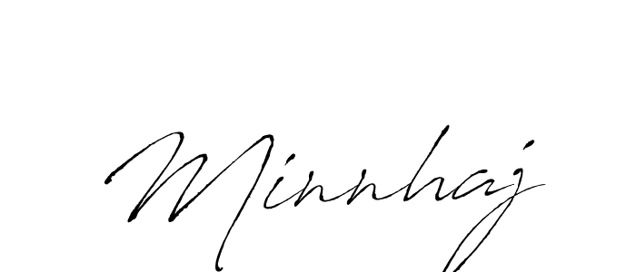 The best way (Antro_Vectra) to make a short signature is to pick only two or three words in your name. The name Minnhaj include a total of six letters. For converting this name. Minnhaj signature style 6 images and pictures png