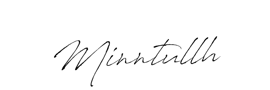 Create a beautiful signature design for name Minntullh. With this signature (Antro_Vectra) fonts, you can make a handwritten signature for free. Minntullh signature style 6 images and pictures png