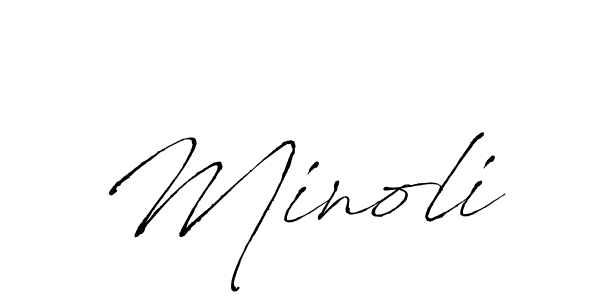 The best way (Antro_Vectra) to make a short signature is to pick only two or three words in your name. The name Minoli include a total of six letters. For converting this name. Minoli signature style 6 images and pictures png