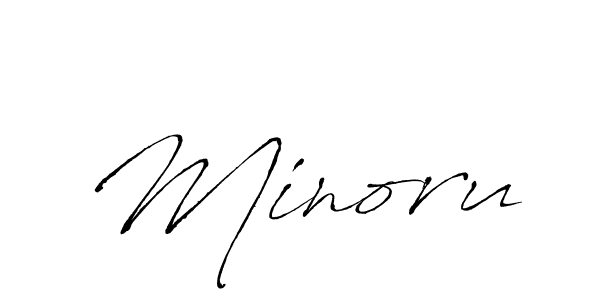 Minoru stylish signature style. Best Handwritten Sign (Antro_Vectra) for my name. Handwritten Signature Collection Ideas for my name Minoru. Minoru signature style 6 images and pictures png