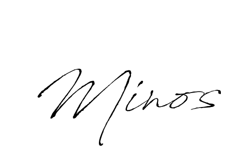 Also we have Minos name is the best signature style. Create professional handwritten signature collection using Antro_Vectra autograph style. Minos signature style 6 images and pictures png