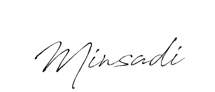 Best and Professional Signature Style for Minsadi. Antro_Vectra Best Signature Style Collection. Minsadi signature style 6 images and pictures png