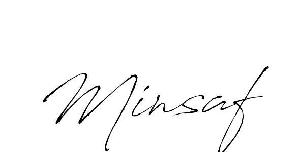 You should practise on your own different ways (Antro_Vectra) to write your name (Minsaf) in signature. don't let someone else do it for you. Minsaf signature style 6 images and pictures png