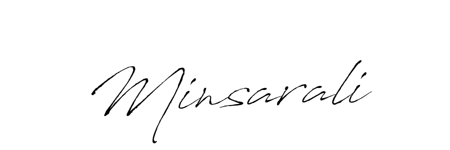 Also we have Minsarali name is the best signature style. Create professional handwritten signature collection using Antro_Vectra autograph style. Minsarali signature style 6 images and pictures png