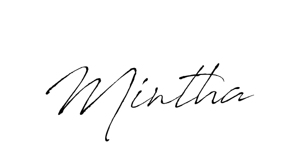 Once you've used our free online signature maker to create your best signature Antro_Vectra style, it's time to enjoy all of the benefits that Mintha name signing documents. Mintha signature style 6 images and pictures png