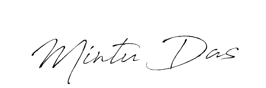 Make a beautiful signature design for name Mintu Das. With this signature (Antro_Vectra) style, you can create a handwritten signature for free. Mintu Das signature style 6 images and pictures png