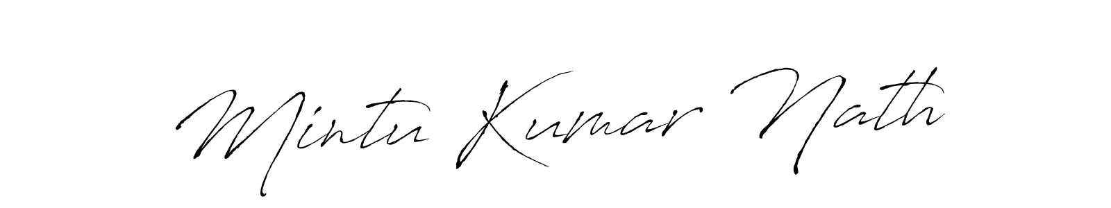 Use a signature maker to create a handwritten signature online. With this signature software, you can design (Antro_Vectra) your own signature for name Mintu Kumar Nath. Mintu Kumar Nath signature style 6 images and pictures png