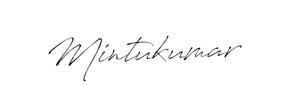 You should practise on your own different ways (Antro_Vectra) to write your name (Mintukumar) in signature. don't let someone else do it for you. Mintukumar signature style 6 images and pictures png