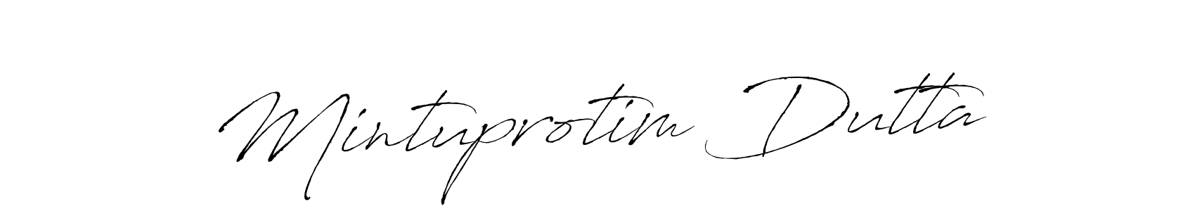 Use a signature maker to create a handwritten signature online. With this signature software, you can design (Antro_Vectra) your own signature for name Mintuprotim Dutta. Mintuprotim Dutta signature style 6 images and pictures png