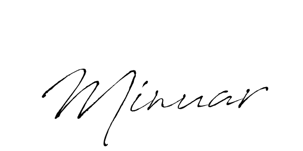It looks lik you need a new signature style for name Minuar. Design unique handwritten (Antro_Vectra) signature with our free signature maker in just a few clicks. Minuar signature style 6 images and pictures png