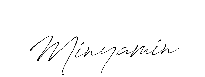 How to make Minyamin name signature. Use Antro_Vectra style for creating short signs online. This is the latest handwritten sign. Minyamin signature style 6 images and pictures png
