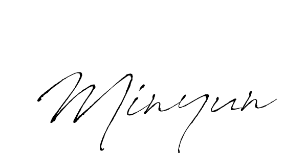 Once you've used our free online signature maker to create your best signature Antro_Vectra style, it's time to enjoy all of the benefits that Minyun name signing documents. Minyun signature style 6 images and pictures png