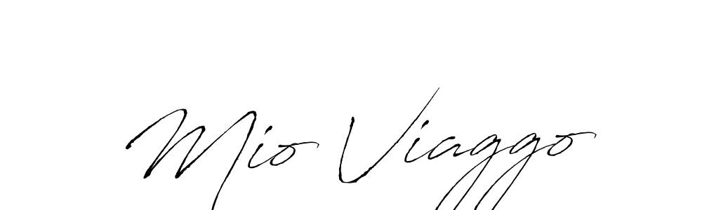 Design your own signature with our free online signature maker. With this signature software, you can create a handwritten (Antro_Vectra) signature for name Mio Viaggo. Mio Viaggo signature style 6 images and pictures png