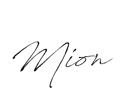 Make a beautiful signature design for name Mion. Use this online signature maker to create a handwritten signature for free. Mion signature style 6 images and pictures png