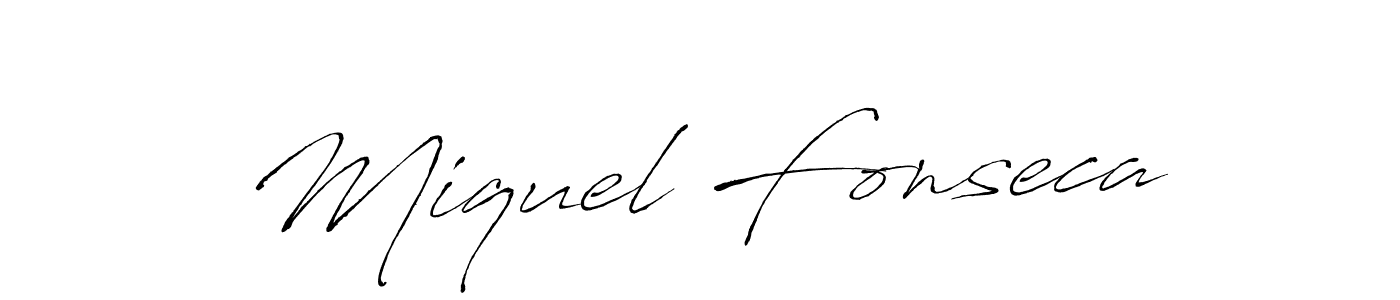 The best way (Antro_Vectra) to make a short signature is to pick only two or three words in your name. The name Miquel Fonseca include a total of six letters. For converting this name. Miquel Fonseca signature style 6 images and pictures png