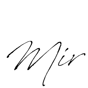 Make a beautiful signature design for name Mir. Use this online signature maker to create a handwritten signature for free. Mir signature style 6 images and pictures png