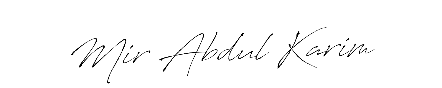 The best way (Antro_Vectra) to make a short signature is to pick only two or three words in your name. The name Mir Abdul Karim include a total of six letters. For converting this name. Mir Abdul Karim signature style 6 images and pictures png