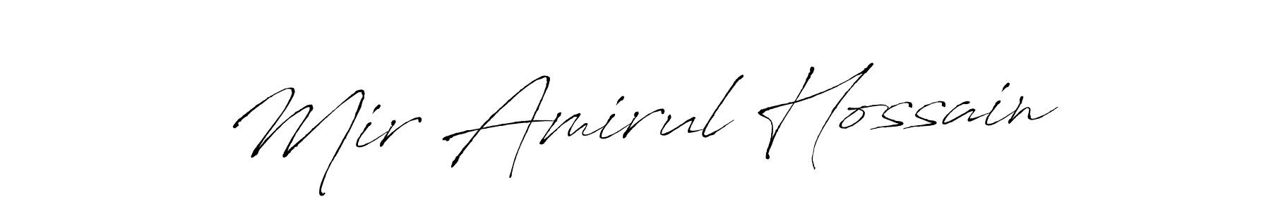 Also we have Mir Amirul Hossain name is the best signature style. Create professional handwritten signature collection using Antro_Vectra autograph style. Mir Amirul Hossain signature style 6 images and pictures png