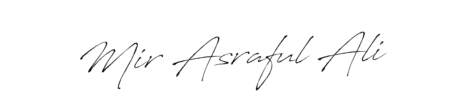 The best way (Antro_Vectra) to make a short signature is to pick only two or three words in your name. The name Mir Asraful Ali include a total of six letters. For converting this name. Mir Asraful Ali signature style 6 images and pictures png