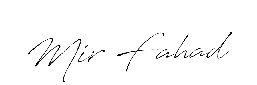 Also we have Mir Fahad name is the best signature style. Create professional handwritten signature collection using Antro_Vectra autograph style. Mir Fahad signature style 6 images and pictures png