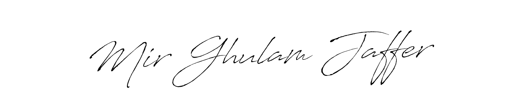 Mir Ghulam Jaffer stylish signature style. Best Handwritten Sign (Antro_Vectra) for my name. Handwritten Signature Collection Ideas for my name Mir Ghulam Jaffer. Mir Ghulam Jaffer signature style 6 images and pictures png