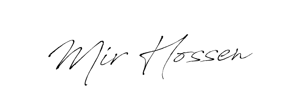 Also You can easily find your signature by using the search form. We will create Mir Hossen name handwritten signature images for you free of cost using Antro_Vectra sign style. Mir Hossen signature style 6 images and pictures png