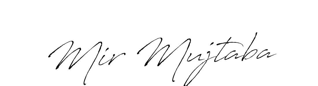 Design your own signature with our free online signature maker. With this signature software, you can create a handwritten (Antro_Vectra) signature for name Mir Mujtaba. Mir Mujtaba signature style 6 images and pictures png