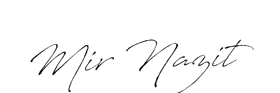 Make a beautiful signature design for name Mir Nazit. Use this online signature maker to create a handwritten signature for free. Mir Nazit signature style 6 images and pictures png